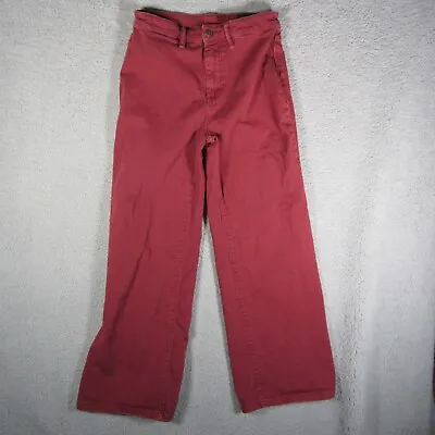 Vince Womens Jeans Red Brick Size 26 Crop Leg Trouser Denim Pants • $18.99