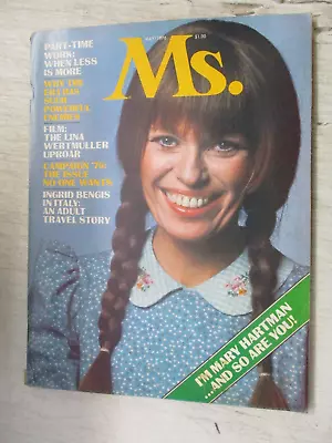 Ms. Magazine May 1976 Mary Hartman Lina Wertmuller Ingrid Bengis Womens Feminism • $21.95