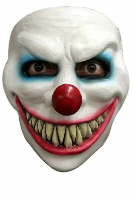 £9.99 • Buy Laughing Evil Clown Latex Face Mask Scary Halloween Horror