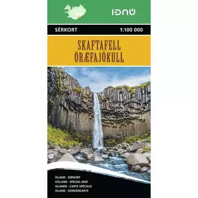 Iceland Map Skaftafell National Park Road Map With Tourist Info • £8.50