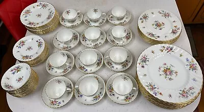 Minton Marlow Bone China Set! Set Of 80 Pieces Total!! Complete Set! Beautiful! • $500