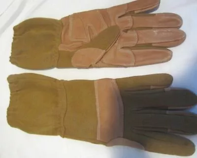 SSC Leather Palm Tactical Military Gloves Brown Size S NEW • $22.49