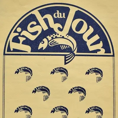 Vintage 1980s Fish Du Jour Restaurant Menu Marlton Pike New Jersey • $47.50