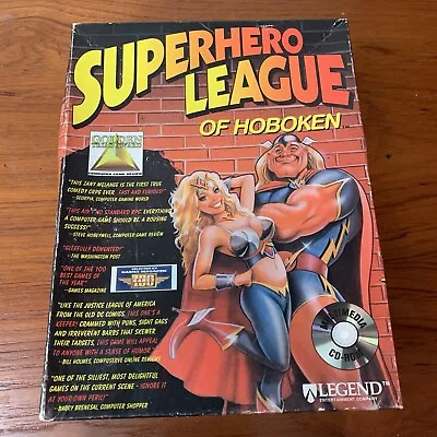 1995 Superhero League Of Hoboken PC Big Box CD-Rom Game • $120