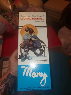$25 • Buy Norman Rockwell Character Doll Collector's Edition Mary & Dog