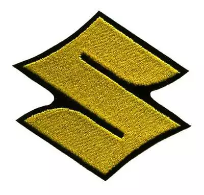 $5.95 • Buy Suzuki S Patch Embroidered Yellow Gold Patch Iron-on Suzuki - Hayabusa - GSXR