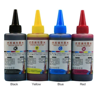 $10.51 • Buy 100ML Refill Ink Kit Universal Dye Printer Supplies Desktop Printing Paper For