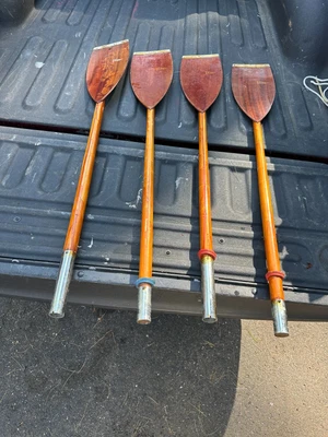 $250 • Buy 2 -Vintage Klepper Kayak Canoe 2pc Paddles Oars Great Condition Boat Water Sport