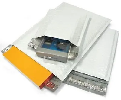 Airjacket Poly Bubble Mailers Padded Envelopes Bags 100 % Recyclable #0 #2 #5 • $39.95