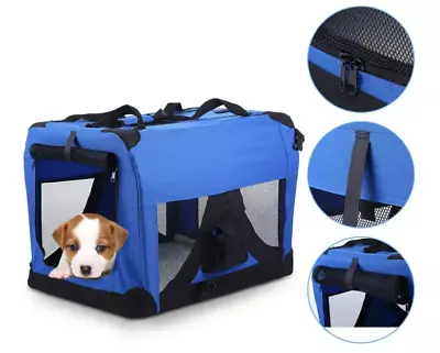£34.99 • Buy Waterproof Fabric Pet Carrier Foldable Car Seat Travel Cage(without Fleece Mat)