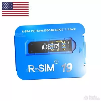 R-SIM19 NEW QPE Stable Unlock SIM Card For IPhone 15 Plus 14 13 Pro Max 12 IOS17 • $10.85