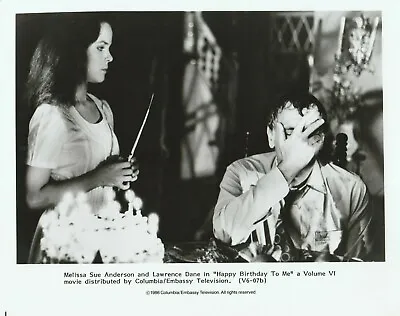 1981 Press Photo Happy Birthday To Me Melissa Sue Anderson & Lawrence Dane 8x10 • $12.99