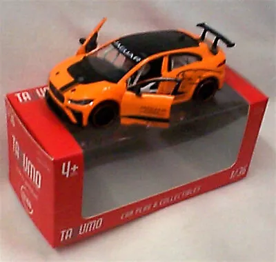 Jaguar I Pace ETrophy Orange 1-36 Diecast Pull Back & Go New Boxed • $27.29