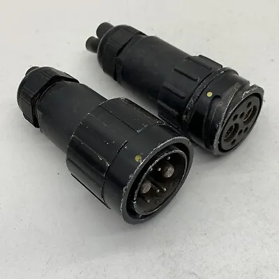Veam 32-15 Male And Female Circular Connector Plug Pair • $99.99