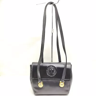 Gianni Versace Shoulder Bag  Black Leather 3115941 • $76