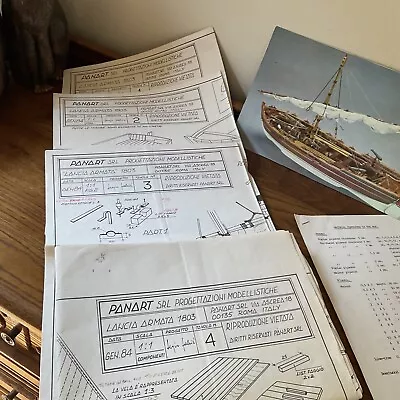 Ship Model Blue Prints For The ARMED LAUNCH British Navy Ship Plus Extras • $30