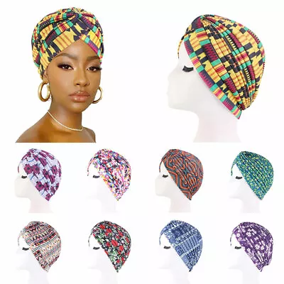 Women Hair Loss Beanies Head Wrap Head Scarf Cancer Chemo Cap Muslim Turban Hats • $2.49