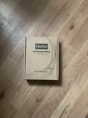 £8 • Buy MAIRDI Communication Call Centre Stereo Headset Black - Brand New In Box