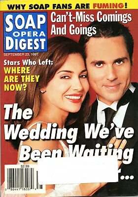 SOAP OPERA DIGEST September 23 1997 Vanessa Marcil Maurice Benard Peter Bergman • $20