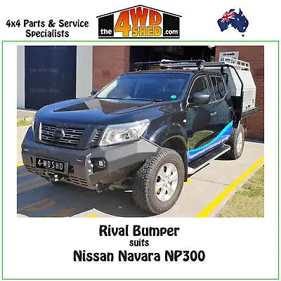 Rival Bumper Bull Bar Suit Nissan Navara NP300 D23 Drivetech 4x4 • $2799