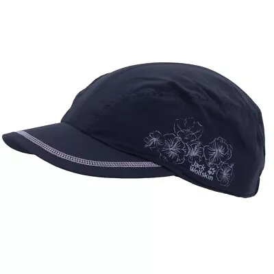 Jack Wolfskin Supplex Hibiscus Cap Women's Cap Hat Sunscreen 1906742-1910 • £16.33