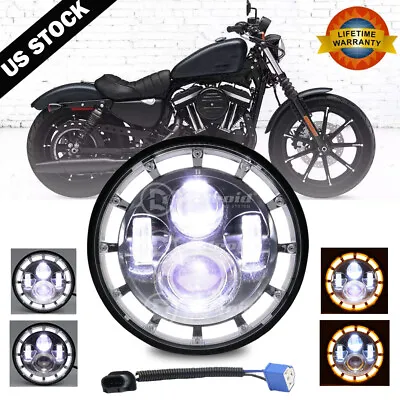 7  Inch 150W LED Headlight For Harley Davidson Street Glide Special FLHXS FLHX • $29.99