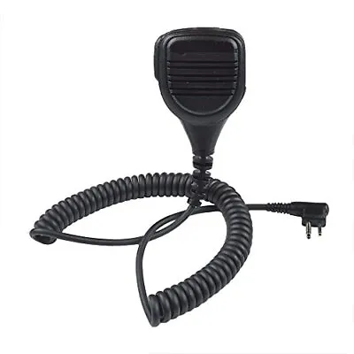 2 Pin Shoulder Speaker Mic For CP185 CP200 GP88 GP3688 PR400 Handheld Radio • $14.90