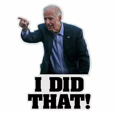 200pcs Joe Biden I DID THAT Sticker Funny Humor Sticker Decal Gas Pump Price US • $4.99