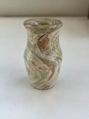 Vintage Miniature Ozark Skag Usa Vase Mission Swirl Art Pottery 2  Arkansas • $20