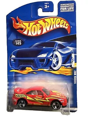 Hot Wheels 2001 Toyota MR2 Collector #145 Red & Yellow W/ Chrome 3 Spoke Rim JDM • $4