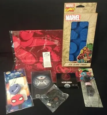 Lot FUNKO & LOOT CRATE Exclusives MARVEL Avengers KEY CAPS Key ICE CUBE TRAY Pin • $52.95