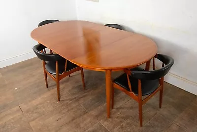 Vintage Retro Danish Teak Skovmand Andersen Dining Table And 4 Brdr Chairs • £1800