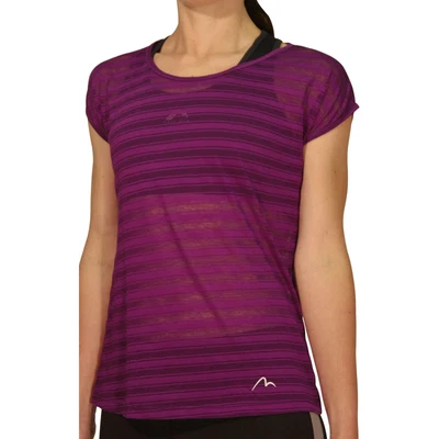 £3.49 • Buy More Mile Womens Breathe Short Sleeve Top Purple Lighweight Training T-Shirt