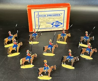 Vintage Tin Flats Russian Guard Cossacks Halted 1812 With Box P3556 Kieler Zinn • $59.95