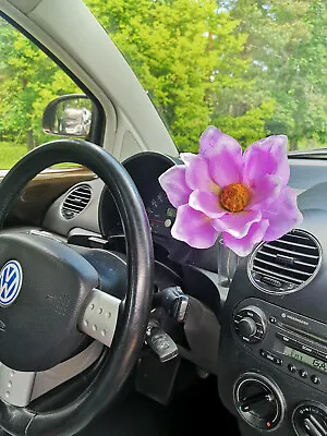 VOLKSWAGEN Bug New Beetle Interior Console Dashboard Flower PURPLE HUPEHENSIS • $8.99