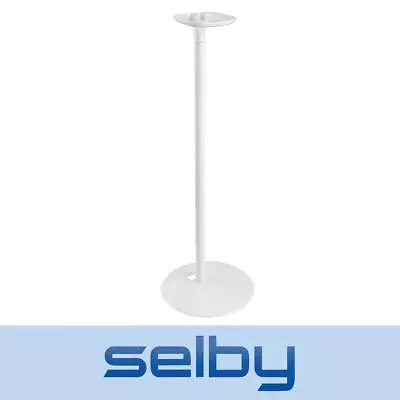 $65 • Buy Single Speaker Floor Stand For Sonos One, One SL & Play:1 716mm Tall White