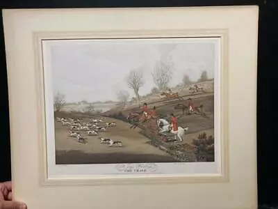 The Chase By James Pollard Coloured Print. Fores Estate.  *sale* • £50