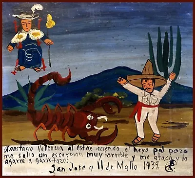 Decor Poster.Home Interior Design.Room Wall Print.Mexican Exvoto Retablo.6828 • $18