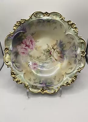 Antique RS Prussia Wreath Mark Vegetable Serving Bowl 10.5” State Fair Winner • $75