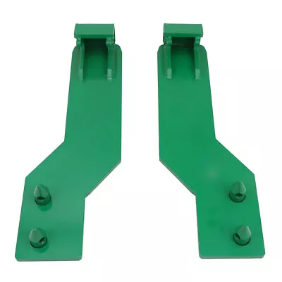 Tractor Loader Quick Tach Weld On Mounting Brackets Fits John Deere -Green Paint • $66.99