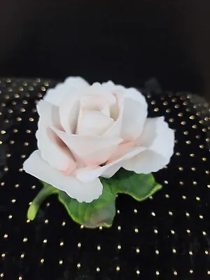 $20 • Buy Vintage Fine Porcelain China White/light Pink Rose Vanity Figurine Flower Scent?