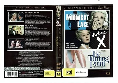 Hollywood Gold Triple Pack (Midnight LaceMadame X Turning Point) - Region 4 • $12.84