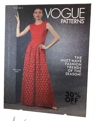 Vogue Sewing Pattern Counter Catalog Book Volume 2 2021 Fashion Student • $21.89