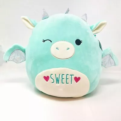 12  Palasha The Valentine's Day Dragon Squishmallow *RARE* NWT VDay Squad 2022 • $24.99