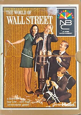 1969 Hasbro NBC  The World Of Wall Street Vintage Stock Market Game • $24.99