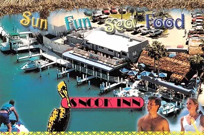 Snook Inn Restaurant Marco Island Florida Continental Size Postcard • $7.99