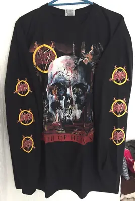 Slayer Long Sleeve XL Shirt Voivod Sepultura Venom Hellhammer Devastation Sadus • $32