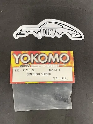 Yokomo Vintage RC Car Part # ZE-631S Brake Pad Support For GT-4 • $4.99