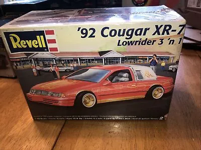 Revell 1992 92 Mercury Cougar XR-7 Lowrider 1:25 Model Kit Factory Sealed • $37