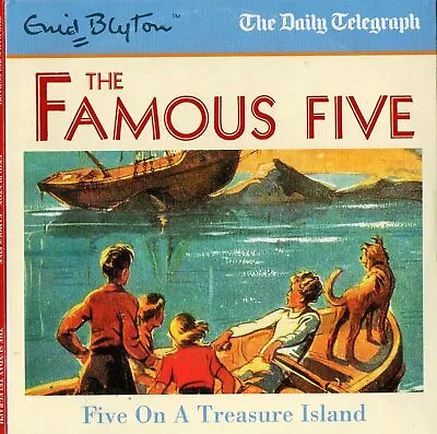 The Famous Five - FIVE ON A TREASURE ISLAND - Audio Book  PROMO CD • £1.99